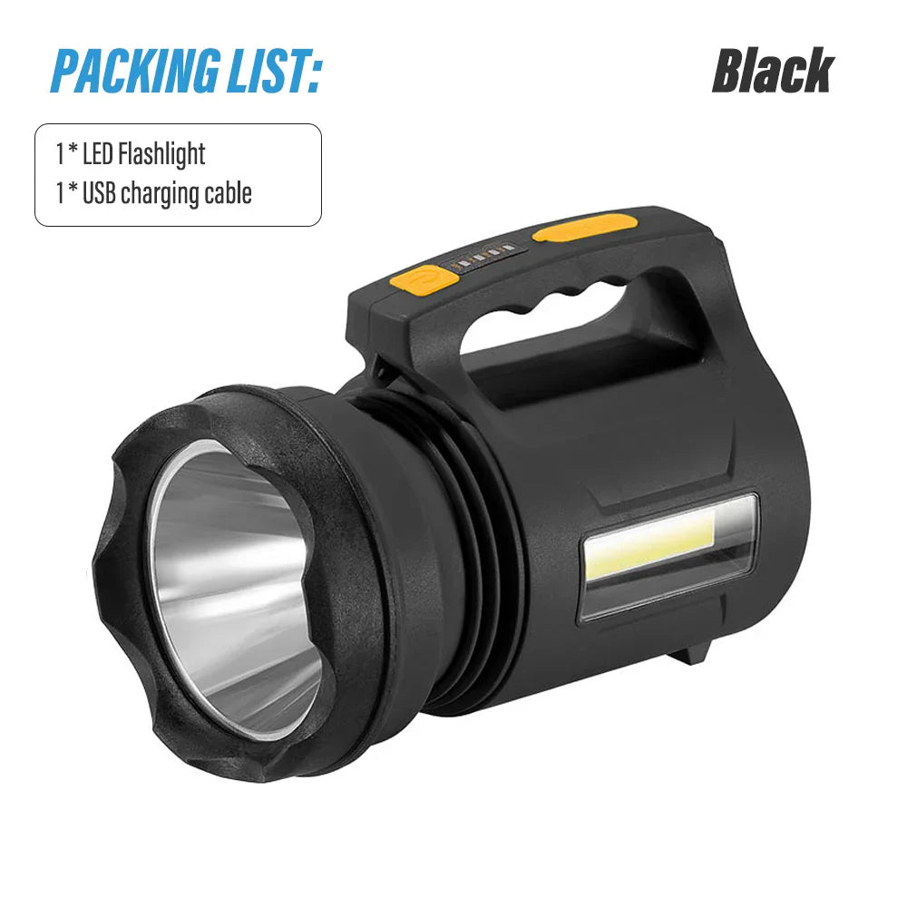 Norvo | Høyhastighets håndholdt oppladbar flerfunksjonell bærbar lommelykt