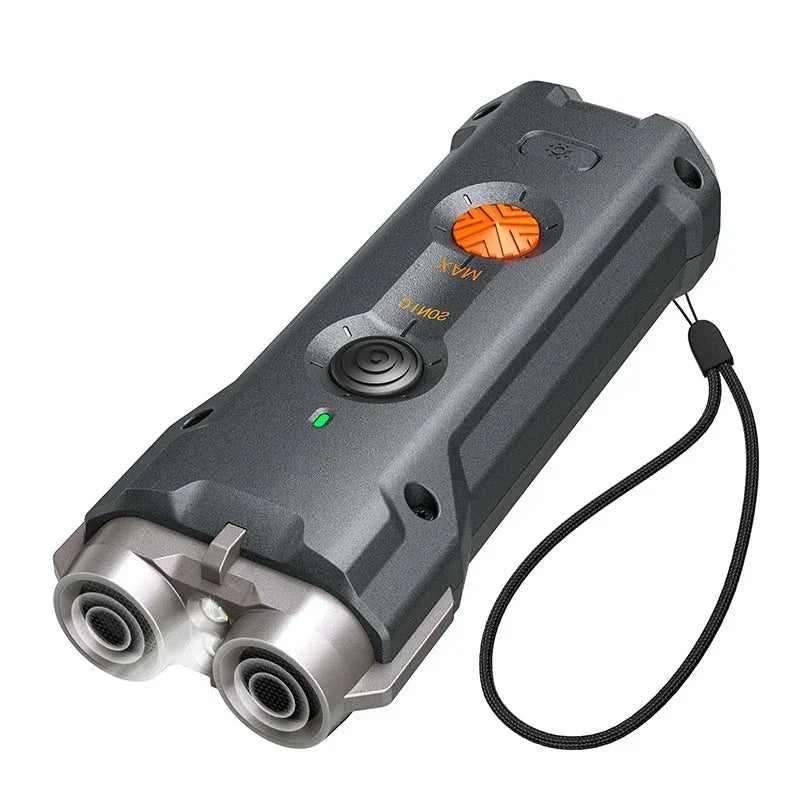Norvo | Ultralyd Hund Skremmer – 2-I-1 Anti-Bjeffing & Treningsenhet Med LED Lys