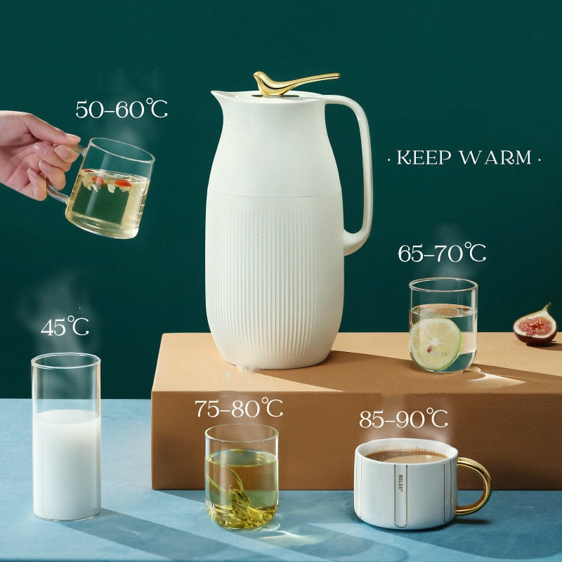Norvo | ThermoMax | Stor Minimalistisk Isolert Rustfritt Stål Flaske – Dobbelvegget Termoflaske