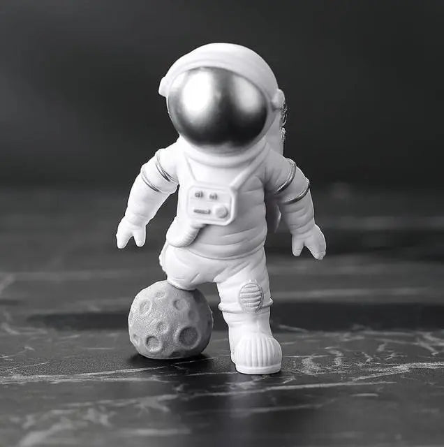 Norvo | Harpiks Astronaut Figur Statue Rom Reisende Skulptur Utdanningsleketøy Skrivebordsdekorasjon Astronaut Modell For Barn Gave