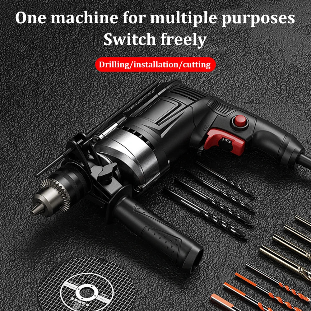 Norvo | 780W Elektrisk Hammer & Boremaskin med Variabel Hastighet – DrillForce