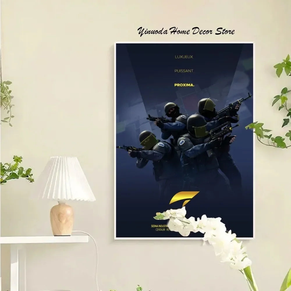 Norvo Counter-Strike 2 Plakat Veggkunst Hjemmedekorasjon Romdekorasjon Digital Maleri Stue Restaur
