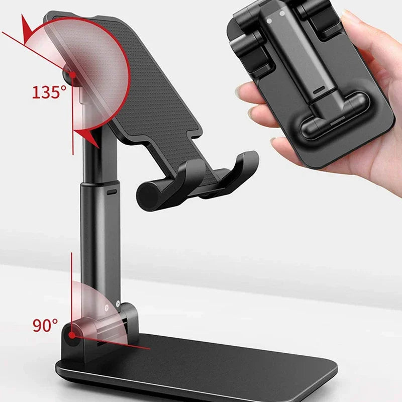 Norvo | Justerbar skrivebords mobiltelefonholder stativ for iPhone, iPad, Xiaomi