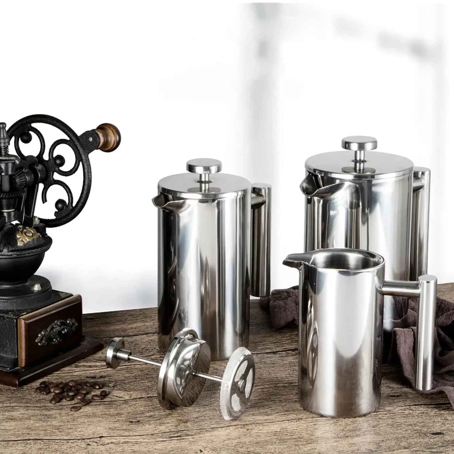 Norvo | Stålfransk Presse Kaffe Koker