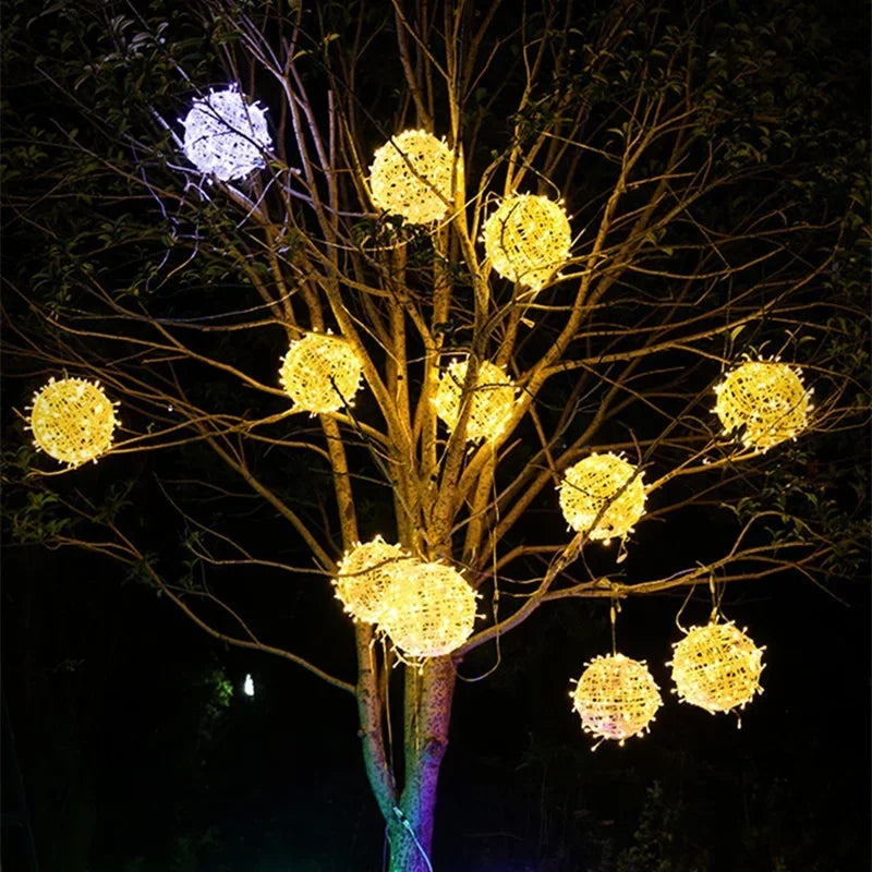 Norvo | Sphere - Rattan Festbelysning