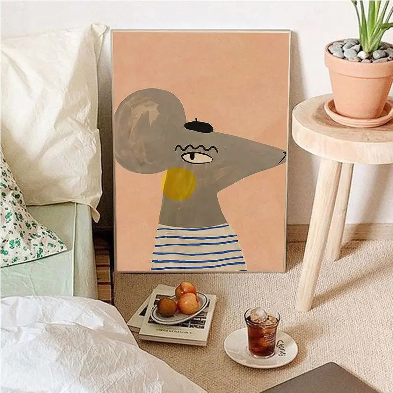 Norvo | Vintage Tegneserie Lerretskunst
