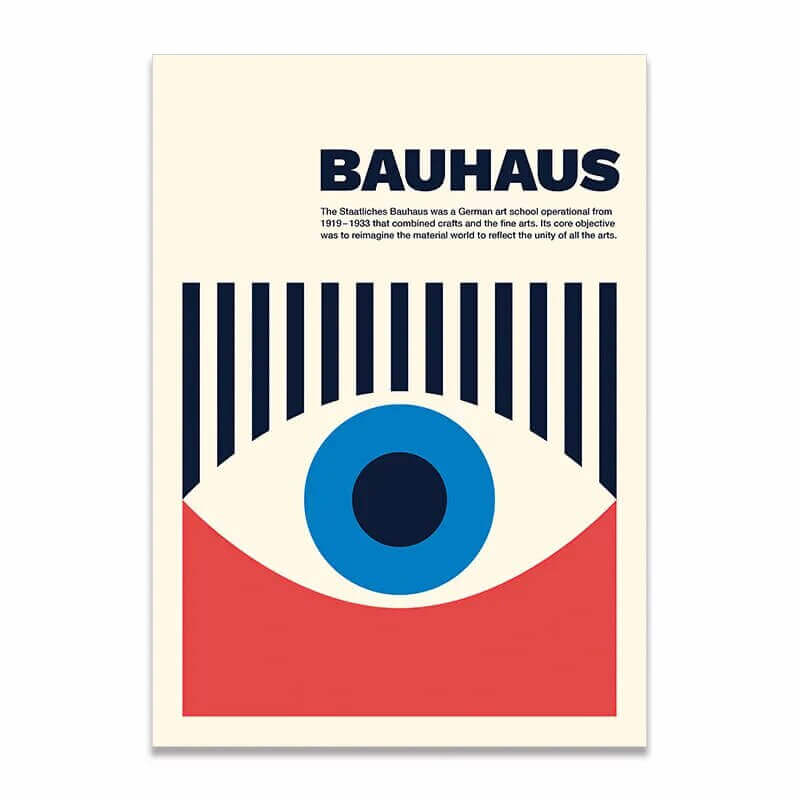 Premium plakat på lerret Kreativ Bauhaus
