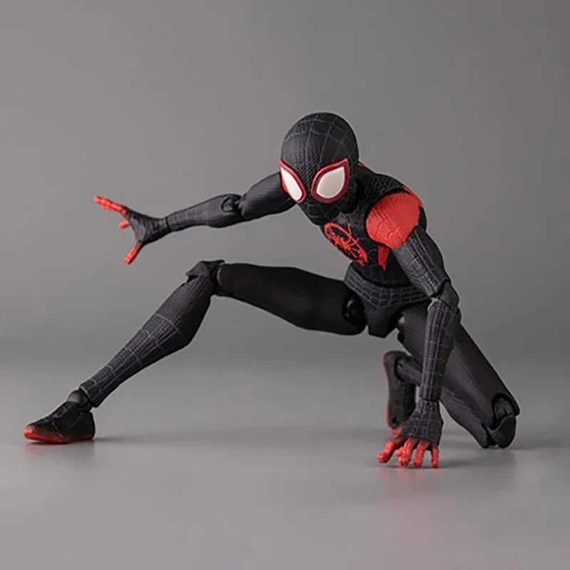 Marvel Spider-Man Miles Morales PVC Action Figure - Detaljert Sentinel Modell Toy Samling for Fans av Into the Spider-Verse 13cm (5.1 tommer)