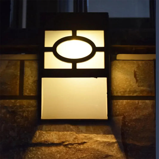 Norvo | Solvegglys med LED – Moderne utendørs belysning for hage og terrasse, vegglamper
