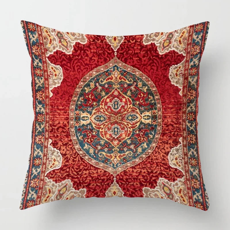 Marokkansk putevar med orientalsk mønster – Dekor for stue og kontor, høy kvalitets putevar i boho stil for sofa og sitteområde
