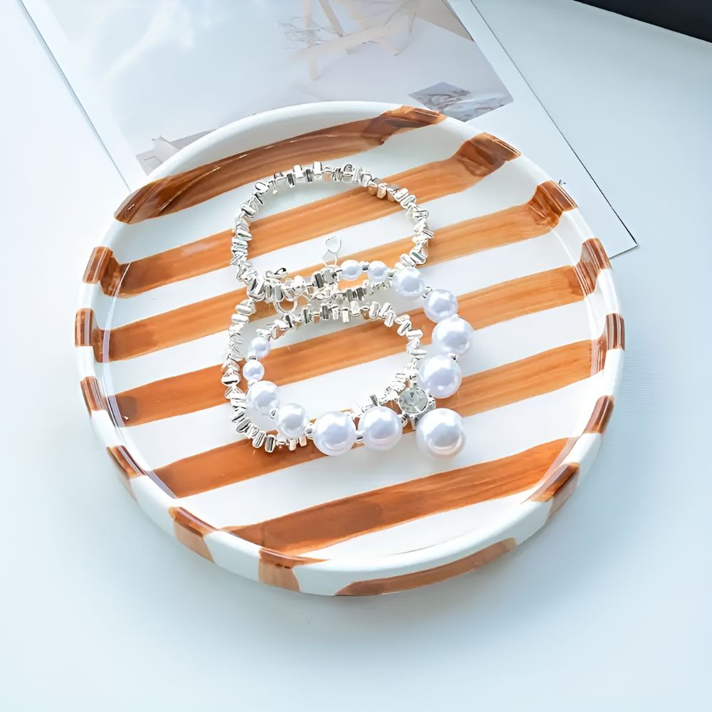 Norvo | Silva Keramisk Stripe Smykkebrett