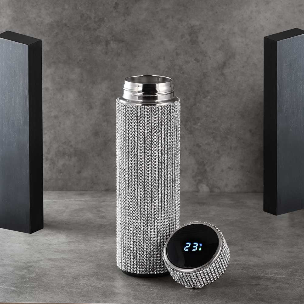 Norvo | Smart Flaske Termos I Smart Temperaturdisplay Zirconia Vakuumflaske 500 ML