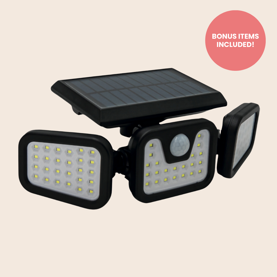 Norvo | Solcelledrevne utendørslys – Panta Trio med bevegelsessensor for hage- og sikkerhetsbelysning