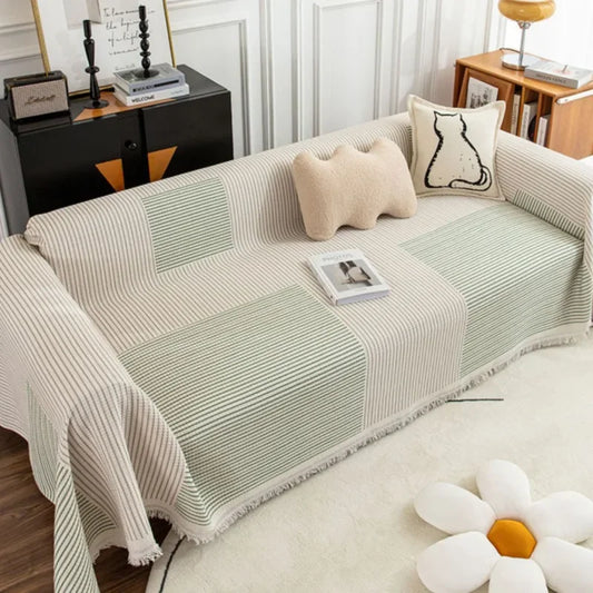 NordicNest - Sofatrekk med dusker