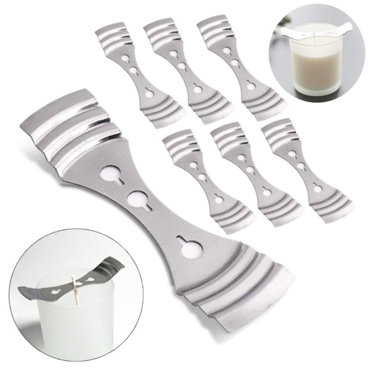 10 PCS Tre-Hulls Stearinlys Veke Holder Wax Veke Holder