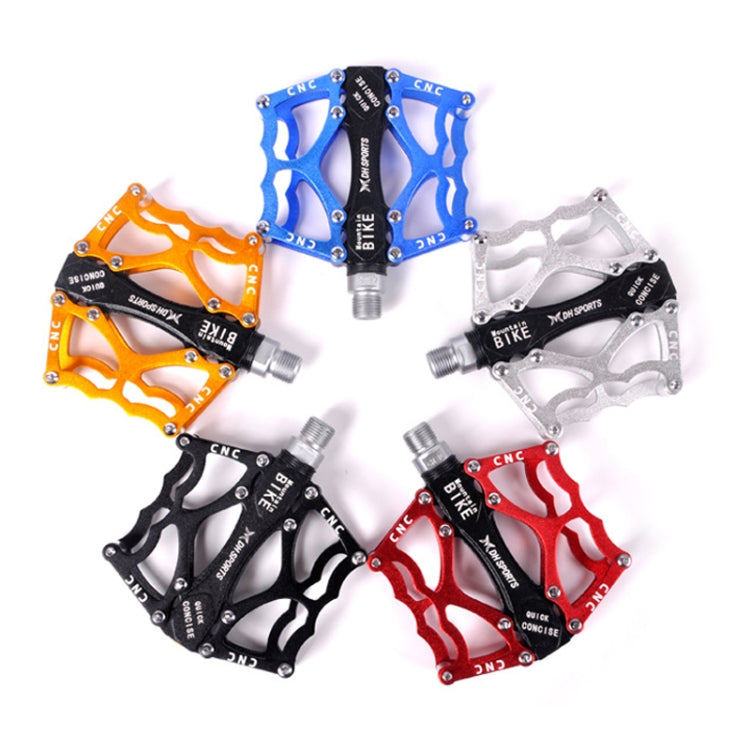 Norvo | Sykkelpedal Terrengsykkel Aluminium Alloy Palin Pedal Non-Slip Bearing Pedal (901-2 Rød)