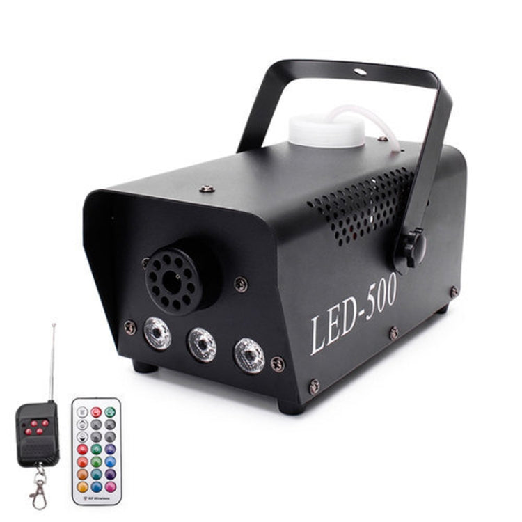 ZQ-B317 500W LED Full Color Fjernkontroll Tåkefunksjon Farge Røyk Generator Scene Belysning Bar Belysning, Spesifikasjon: AU Kontakt