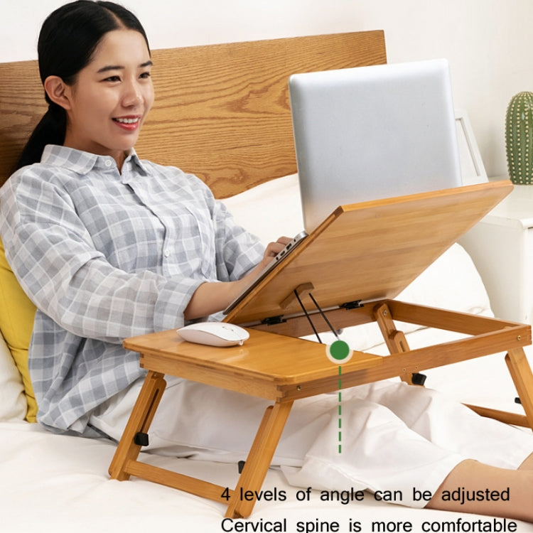 Norvo | 741ZDDNZ Seng Bruk Fldbar Høydejusterbart Laptop Bord Dorm Skrivebord, Spesifikasjon: Medium 64cm