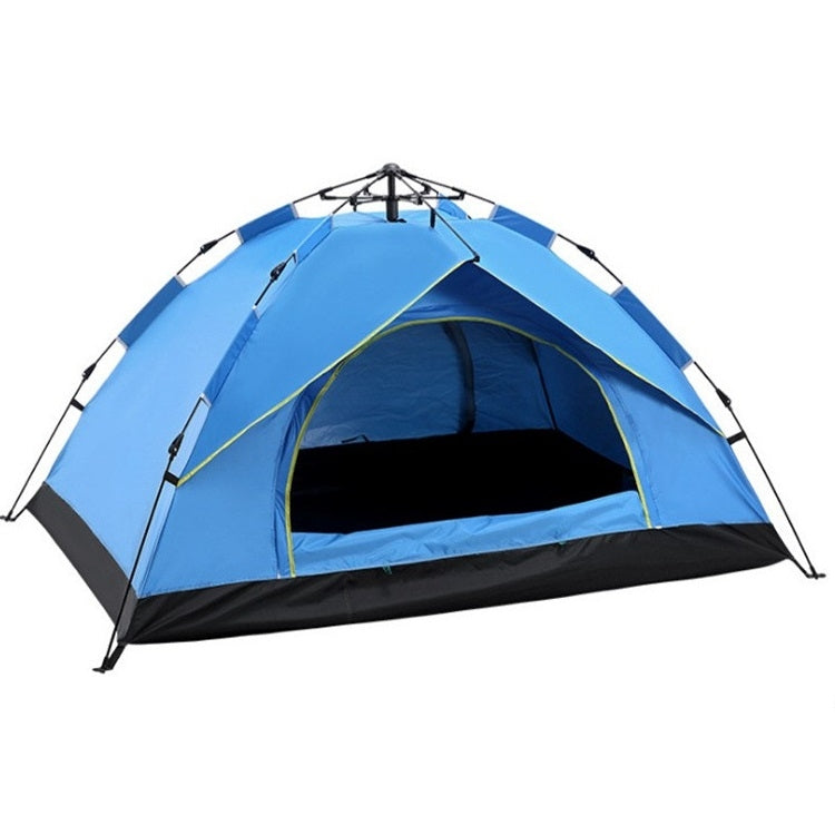 Norvo | TC-014 Utendørs Strand Reise Camping Automatisk Vår Multi-Person Telt for 3-4 Personer (Blå)