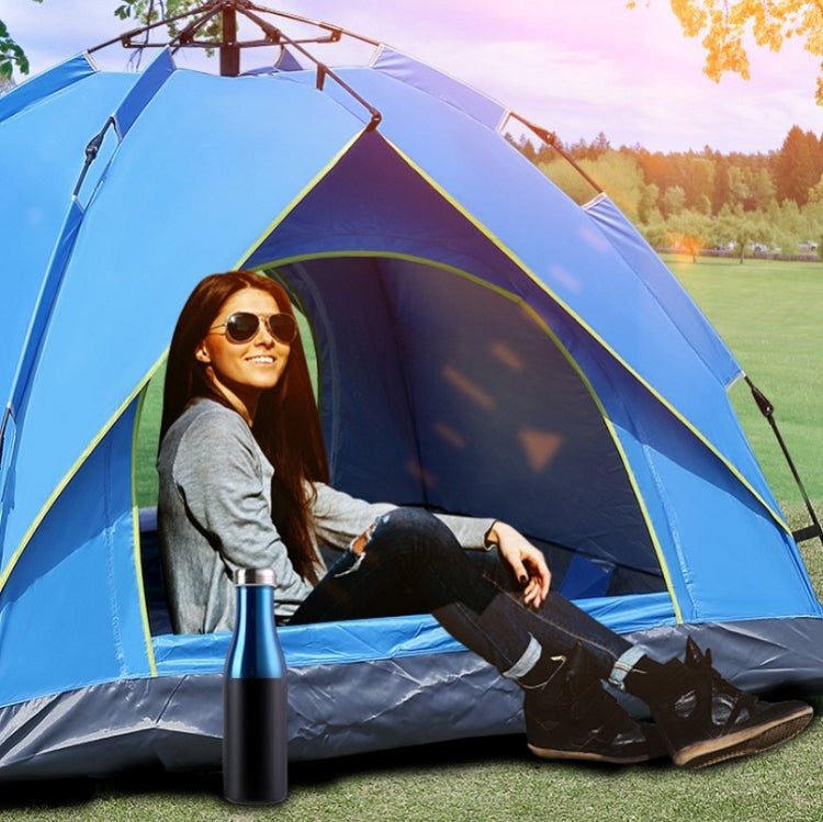 Norvo | TC-014 Utendørs Strand Reise Camping Automatisk Vår Multi-Person Telt For 3-4 Personer (Grønn+Matte+Hengekøye)