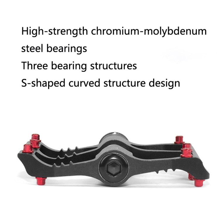 Norvo | 1 par PROMEND terrengsykkel racing sykkel aluminium pedaler (PD-R87 svart)