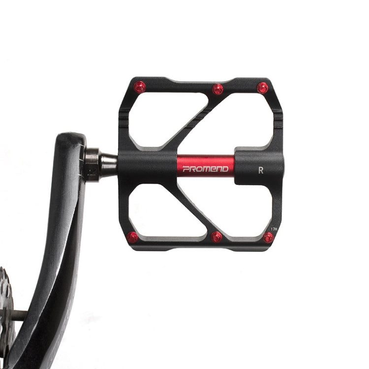 Norvo | 1 par PROMEND terrengsykkel racing sykkel aluminium pedaler (PD-R87 svart)
