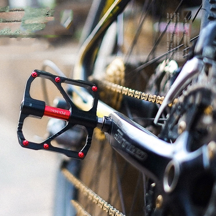 Norvo | 1 par PROMEND terrengsykkel racing sykkel aluminium pedaler (PD-R87 svart)