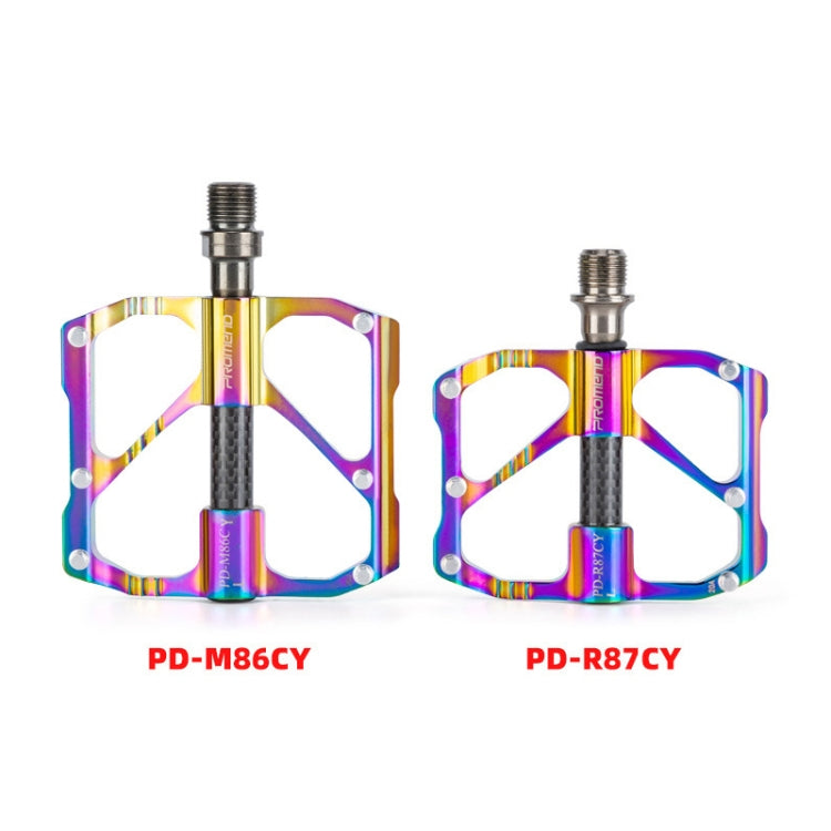 Norvo | 1 Sett PROMEND Tre Peilin Lagre Aluminiumlegering CNC Sykkel Fargerike Pedaler PD-M86CY