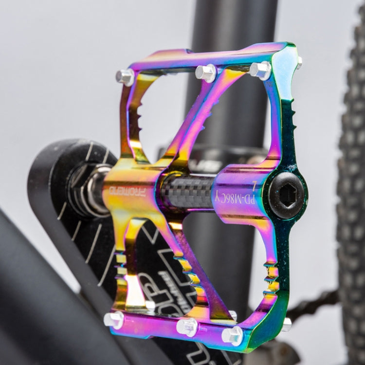 Norvo | 1 Sett PROMEND Tre Peilin Lagre Aluminiumlegering CNC Sykkel Fargerike Pedaler PD-M86CY