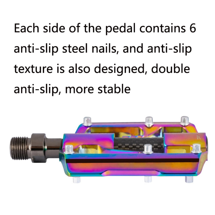 Norvo | 1 Sett PROMEND Tre Peilin Lagre Aluminiumlegering CNC Sykkel Fargerike Pedaler PD-M86CY