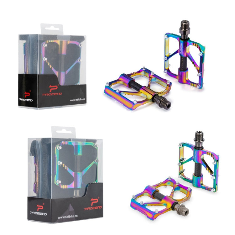 Norvo | 1 Sett PROMEND Tre Peilin Lagre Aluminiumlegering CNC Sykkel Fargerike Pedaler PD-M86CY
