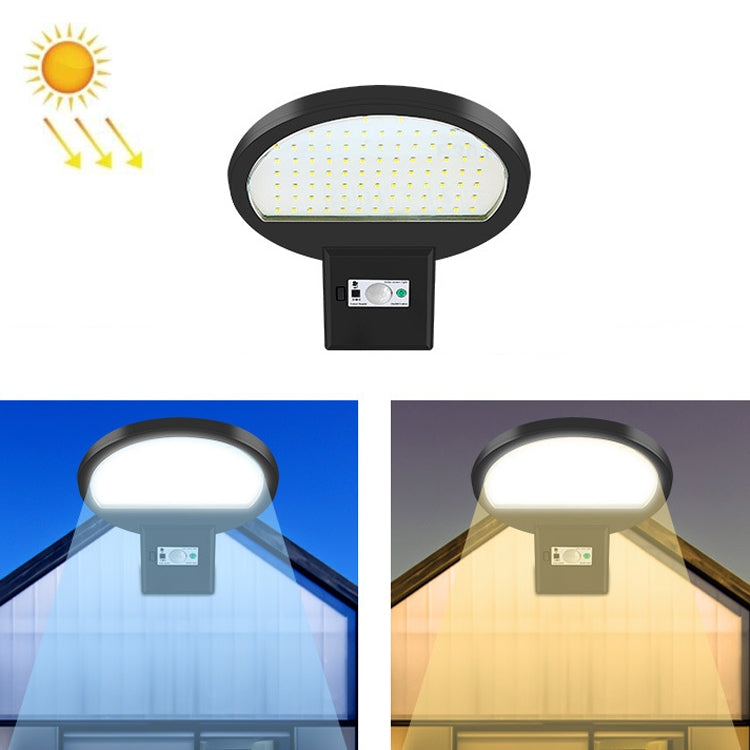 LED sol lys med bevegelsessensor utendørs gate lampe hode hage samfunn belysning vegglampe, stil: sensor(kald hvit lys)