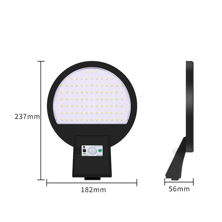 LED sol lys med bevegelsessensor utendørs gate lampe hode hage samfunn belysning vegglampe, stil: sensor(kald hvit lys)