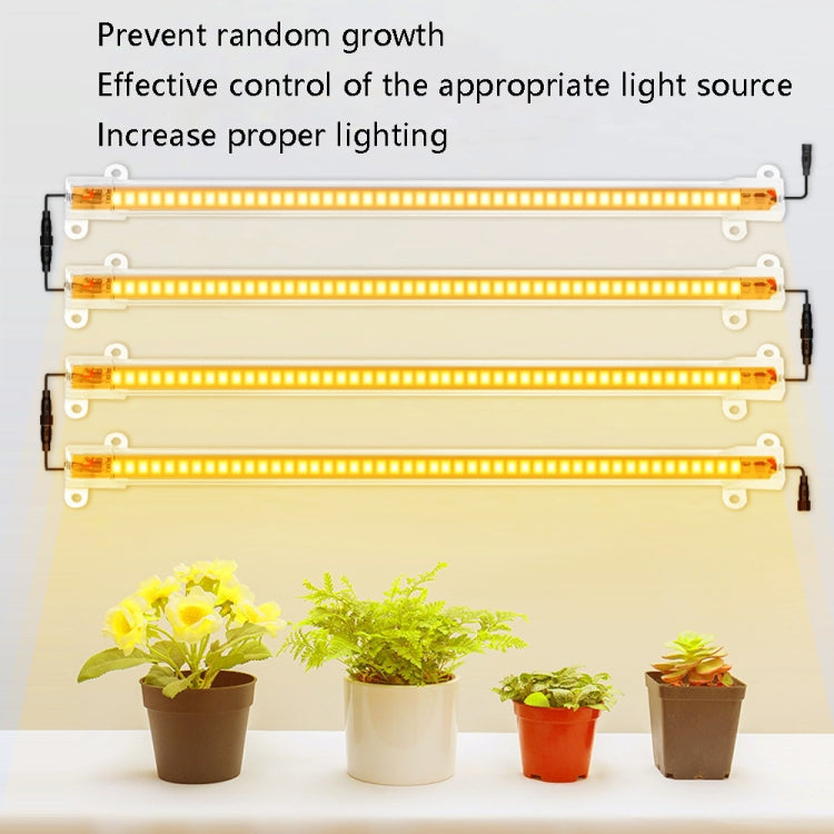LED Plante Lampe Hus Full Spektrum Fylling Hard Lampe Stripe, Stil: 30cm 7 Hode (Rosa Lys EU Støpsel)