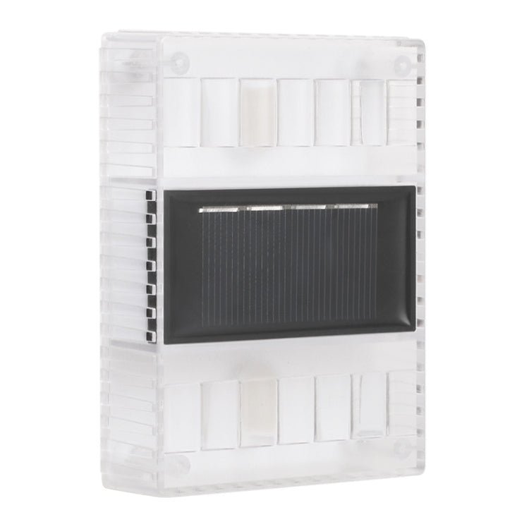6 LED sol nattlys hjem ute dekorativ hage lampe (hvitt lys)
