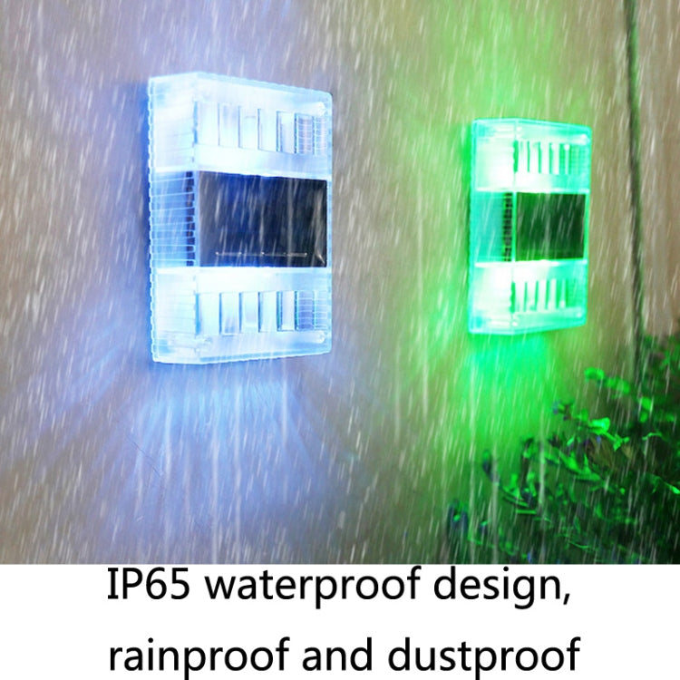 6 LED sol nattlys hjem ute dekorativ hage lampe (hvitt lys)