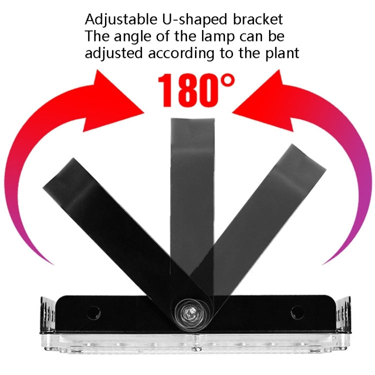 Norvo | LED Plantebelysning Full Spektrum Vanntett Grow Light EU Plugg 144 Perler 200W
