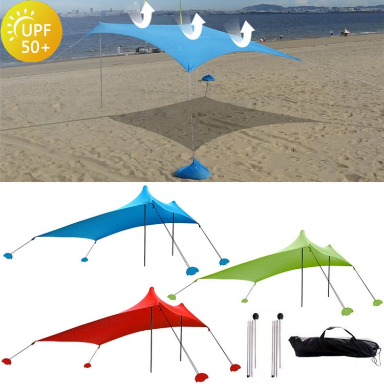Norvo | Utendørs Strand Lycra Telt Solseil Camping Telt, Størrelse: 210x160x150cm(Blå)