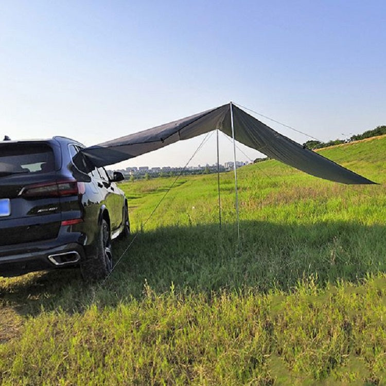 Norvo | Utendørs-Piknik-Camping Telt Ved Siden Av Bilen Vanntett Kalesje 300x150cm (Mørk Grå)