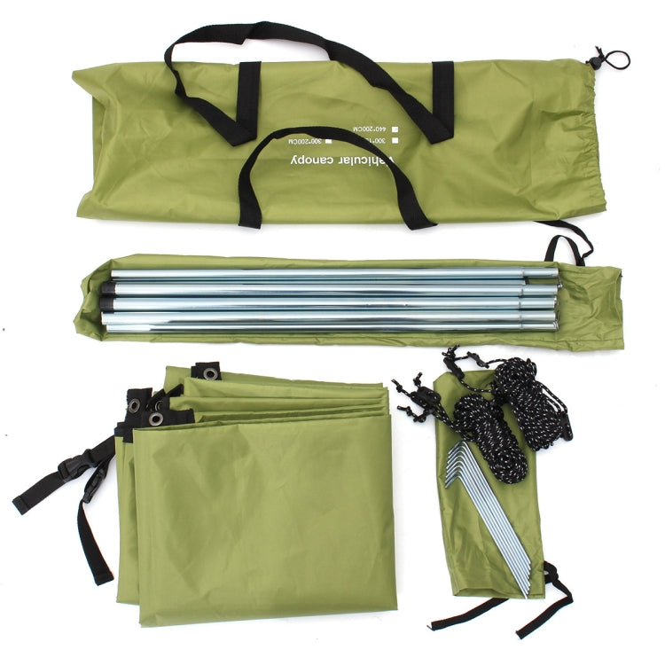 Norvo | Utendørs-Piknik-Camping Telt Ved Siden Av Bilen Vanntett Kalesje 300x150cm (Mørk Grå)