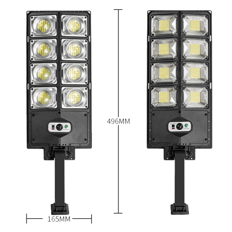 E-SMARTER LED Sterk Lys Dobbelt Rad Veibelys Solar Hage Sensor Lys, Stil: W789B-4