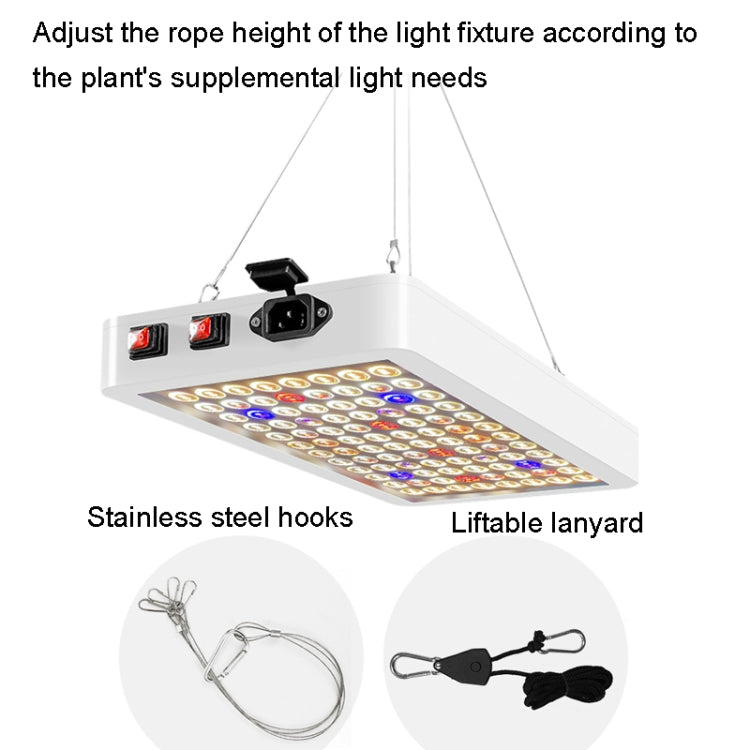 Liten plantevekstlys LED fullspektret fylllys (US-plugg)