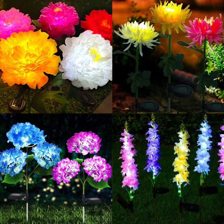 Solcelle Hagebelysning LED Simulert Blomst Hage Dekorative Atmosfære Lys, Stil: Hyasint