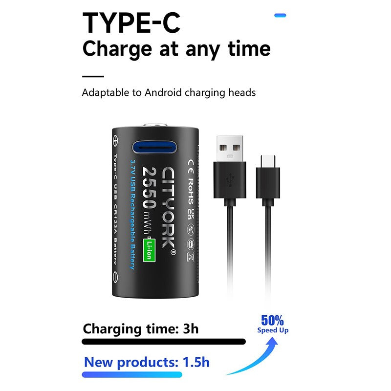 Norvo | Oppladbart batteripakke Type-C kabel
