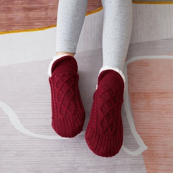 FluffySafe - Luksus Slippers med Antiskli Såle