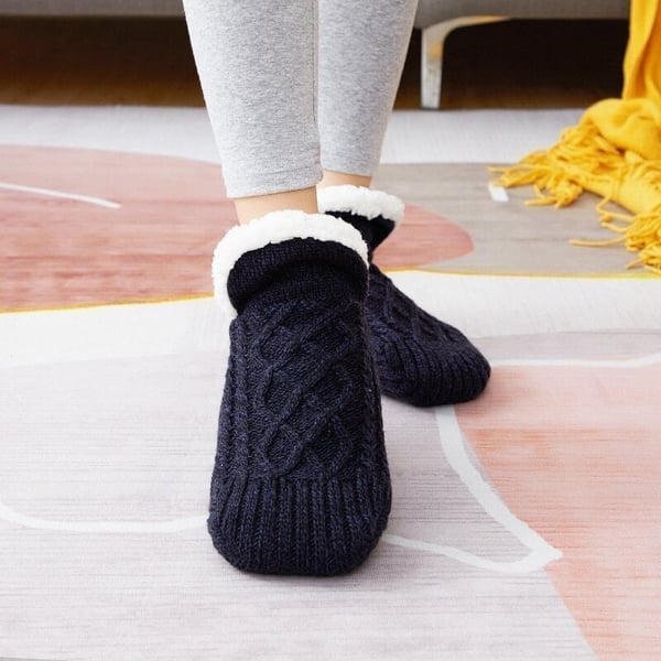 FluffySafe - Luksus Slippers med Antiskli Såle