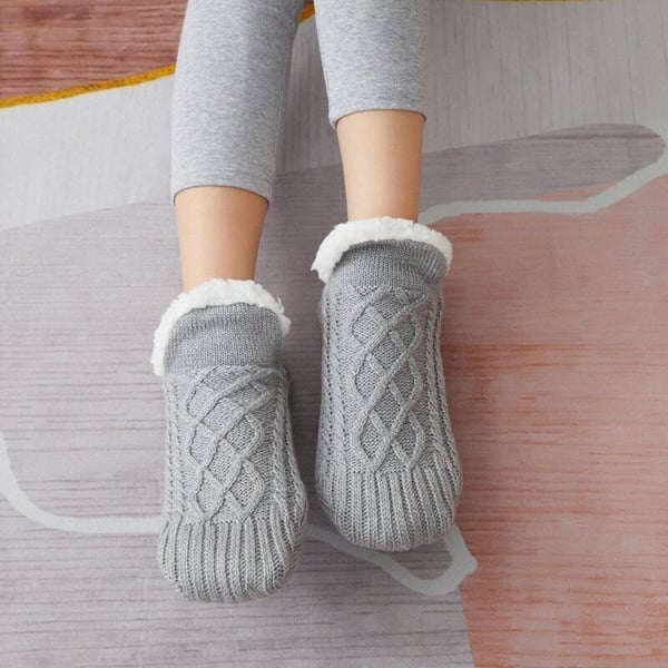 FluffySafe - Luksus Slippers med Antiskli Såle