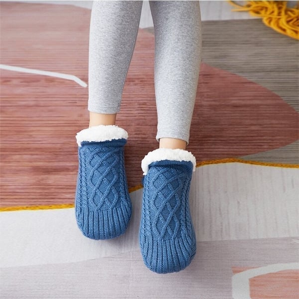 FluffySafe - Luksus Slippers med Antiskli Såle