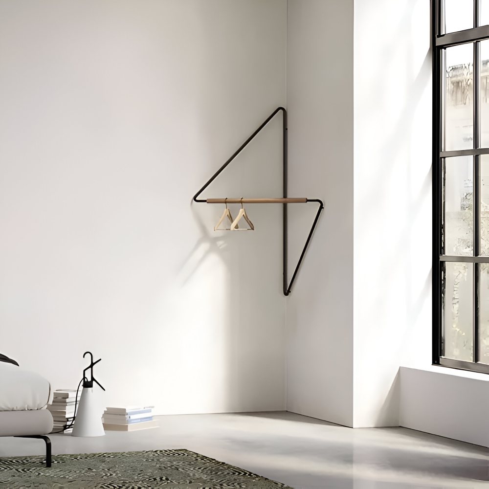 Norvo | Triad Kleshenger – Geometrisk Multi-Formål Metall Garderobestativ