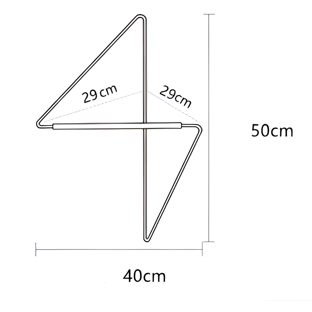 Norvo | Triad Kleshenger – Geometrisk Multi-Formål Metall Garderobestativ